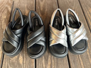 2025新作バックベルトパフュームサンダル厚底