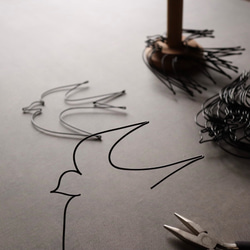 【スターターセット2025｜名言＆ツバメのワイヤーアート】幸せかどうかは自分次第 アリストテレス 13枚目の画像