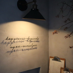 【スターターセット2025｜名言＆ツバメのワイヤーアート】幸せかどうかは自分次第 アリストテレス 8枚目の画像