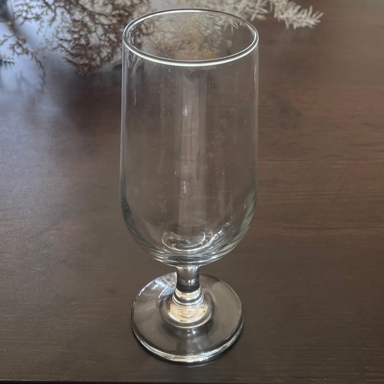 ＜SET＞特別価格 エプロン(ライトブルー)・グラス２・箸２・麻手提げ袋セット