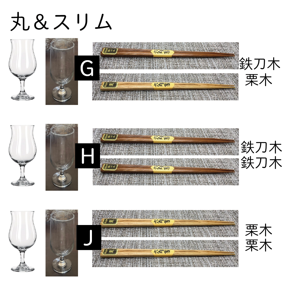 ＜SET＞特別価格 エプロン(ライトブルー)・グラス２・箸２・麻手提げ袋セット
