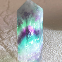 エンジェルフェザー フローライト マルチカラー 蛍石 ポイント 原石