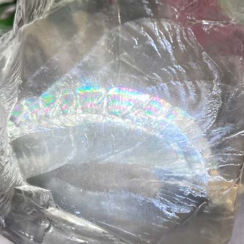 変革の石✨ 虹　オウロヴェルデクォーツ メタモルフォーゼス　セルフヒールド　原石 変革の石✨ レインボー オウロヴェルデクォーツ メタモルフォーゼス