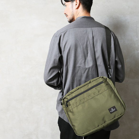 大きめ】ボディバッグ エコナイロン 撥水 軽量 ショルダーバッグ