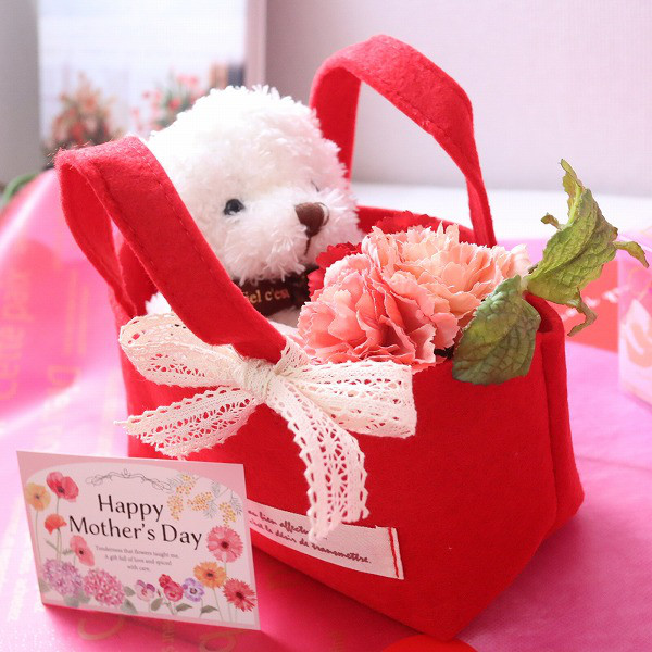 フェルトバック　マジカルウォーター　アレンジ　母の日　インテリア　ギフト　誕生日　お祝い　先方様への直送OK　576