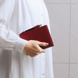 ロデイアカバー a6 サイズ No13 本革 プレミアムレザー ペンホルダー ポケット刺 収納可 メモ帳 RD2 11枚目の画像