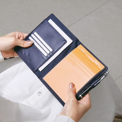 ロデイアカバー a6 サイズ No13 本革 プレミアムレザー ペンホルダー ポケット刺 収納可 メモ帳 RD2 15枚目の画像