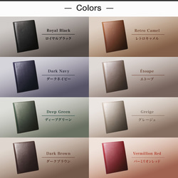 ロデイアカバー a6 サイズ No13 本革 プレミアムレザー ペンホルダー ポケット刺 収納可 メモ帳 RD2 7枚目の画像