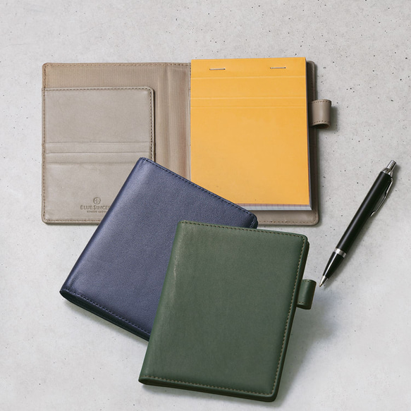 ロデイアカバー a6 サイズ No13 本革 プレミアムレザー ペンホルダー ポケット刺 収納可 メモ帳 RD2 17枚目の画像