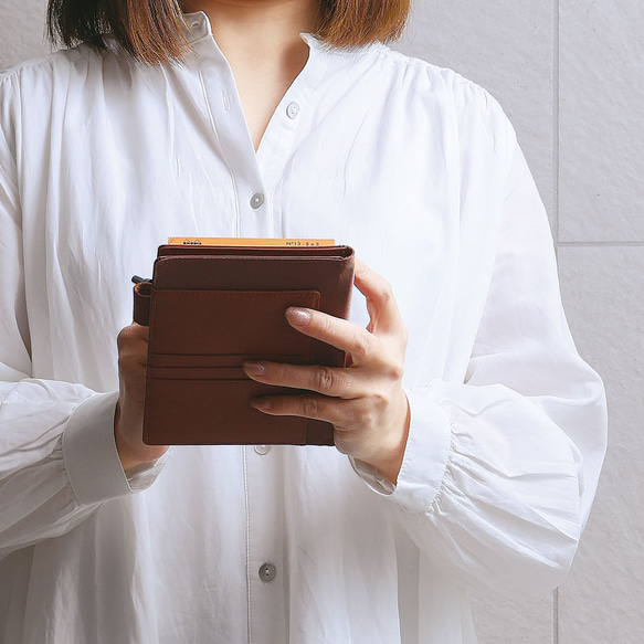 ロデイアカバー a6 サイズ No13 本革 プレミアムレザー ペンホルダー ポケット刺 収納可 メモ帳 RD2 10枚目の画像