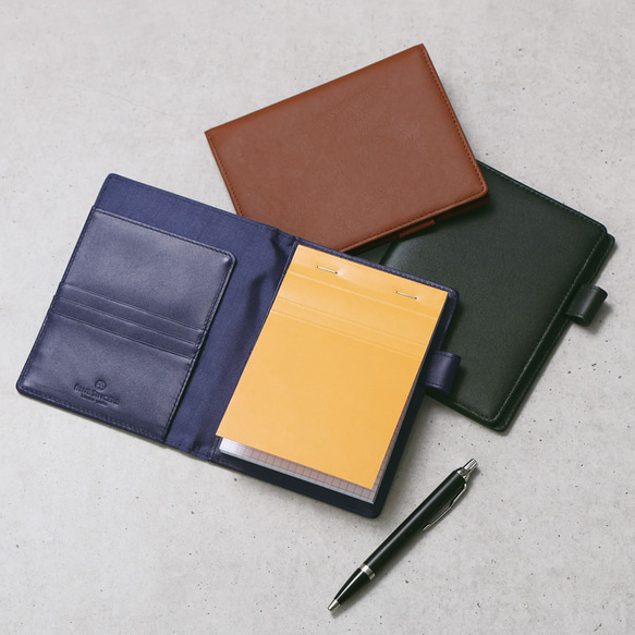 ロデイアカバー a6 サイズ No13 本革 プレミアムレザー ペンホルダー ポケット刺 収納可 メモ帳 RD2 18枚目の画像