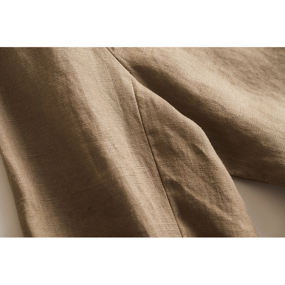 リネンジャケット　リネンスーツ　通勤ブレザージャケット　テーラード　5色　M-Lサイズ　L617 9枚目の画像