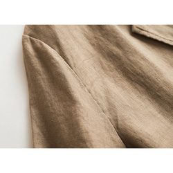 リネンジャケット　リネンスーツ　通勤ブレザージャケット　テーラード　5色　M-Lサイズ　L617 10枚目の画像