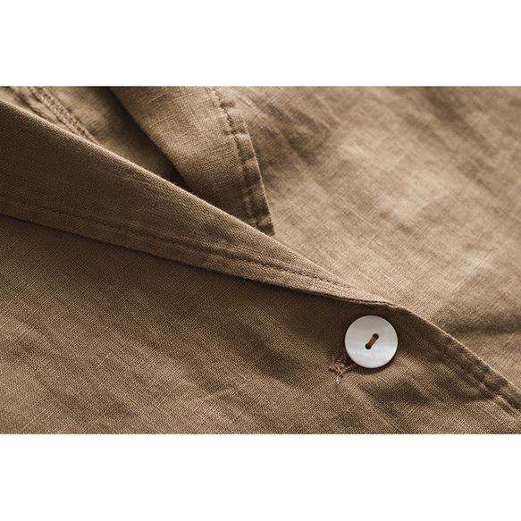 リネンジャケット　リネンスーツ　通勤ブレザージャケット　テーラード　5色　M-Lサイズ　L617 7枚目の画像