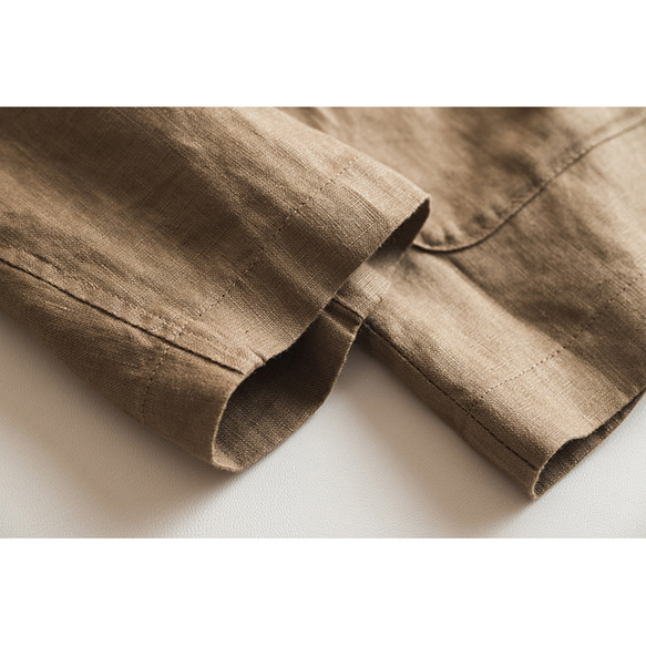 リネンジャケット　リネンスーツ　通勤ブレザージャケット　テーラード　5色　M-Lサイズ　L617 12枚目の画像