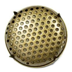 アクセサリーパーツ 金具 シャワーブローチピン 30mm 金古美 アンティークゴールド 1枚目の画像