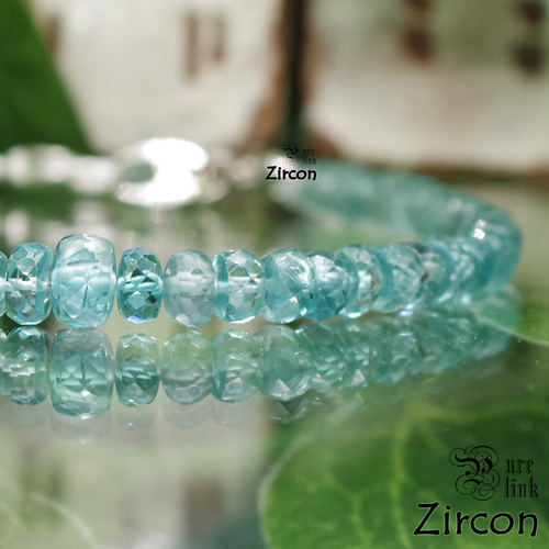 レア☆悲しみを取り除く魔石・宝石質『ブルージルコン』極細