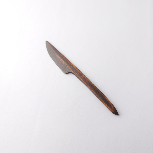 拭き漆 菓子切り 6枚目の画像