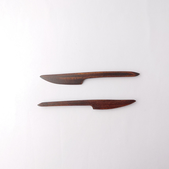 拭き漆 菓子切り 4枚目の画像