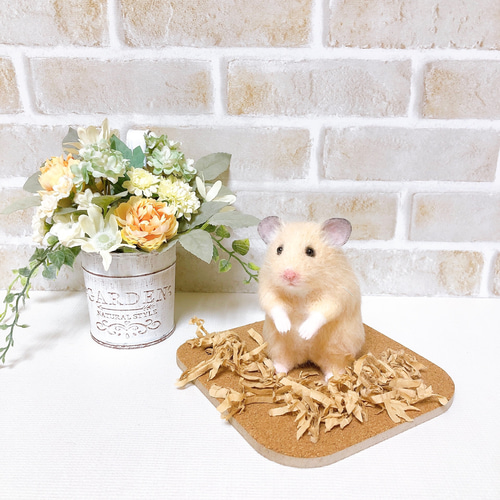 キンクマハムスター＆かき氷◇羊毛フェルト キンクマハムスター＆かき氷◇羊毛フェルト キンクマハムスター* 羊毛