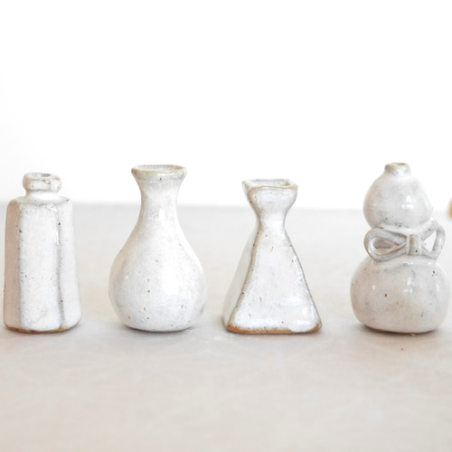 陶器　花瓶　一点物 花瓶 陶器 フラワーベース スリムL ASH 幅25.5×奥行7×高さ22cm