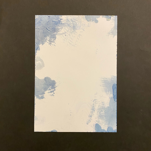 絵画 ★aik★ おまとめ 4点 原画 No.48 アルコールインクアート 原画 A4サイズ 絵 紺 メンズライク 絵画