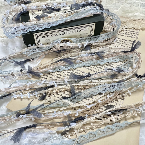 2m 引き揃え糸 レースリボン #2023 糸・ミシン糸 La grace 通販