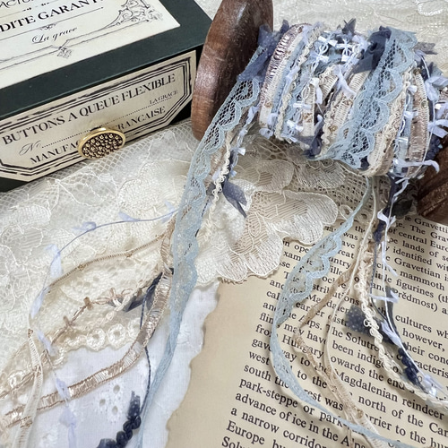 2m 引き揃え糸 レースリボン #2023 糸・ミシン糸 La grace 通販