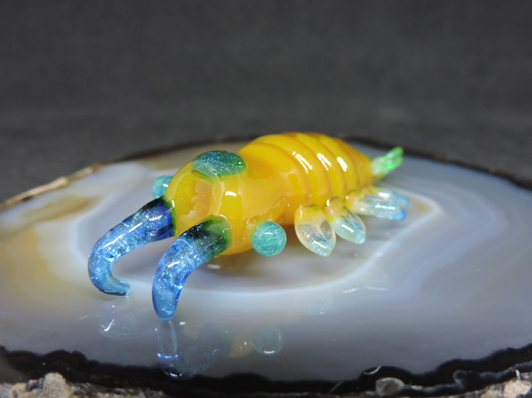 ガラスの古生物・ちっこいアノマロカリス その他置物 硝子細工屋 通販