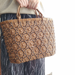 ナンタケットバスケット・ダブルワイン】インナーバッグ&レザー