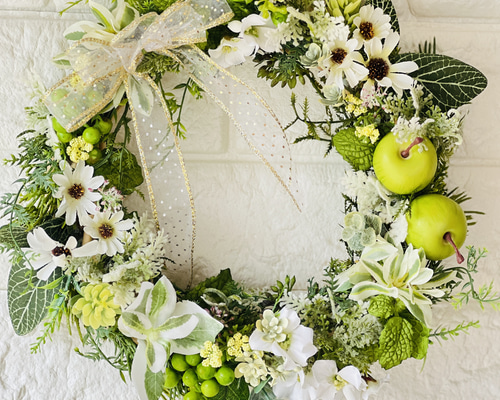 風水インテリアにも◎癒しのグリーンリース｜玄関・リビングに飾れる