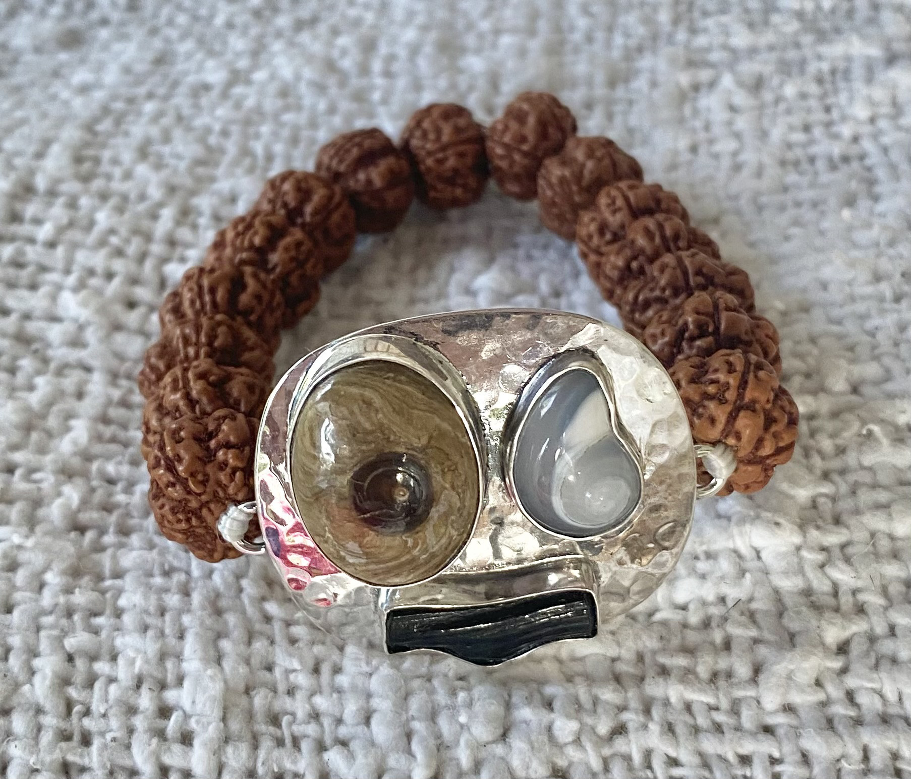 【入魂儀式済ケオン＆ウリ】ルドラクシャブレスレット