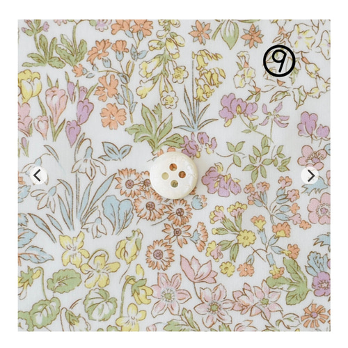 リバティ フリル移動ポケット リバティのフリル付き移動ポケット♡ その他入園グッズ fleur de coton