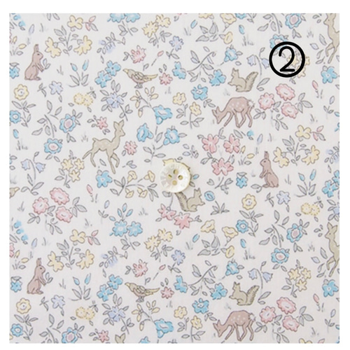 リバティのフリル付き移動ポケット♡ その他入園グッズ fleur de coton