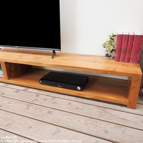 テレビ台 ローボード　チーク材 チーク材 チーク家具 無垢 TVボード テレビ台 AVボード