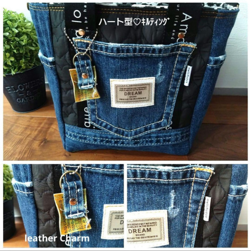 No.634【DENIM✖️SIDEpocket ToteBag】カートバッグ