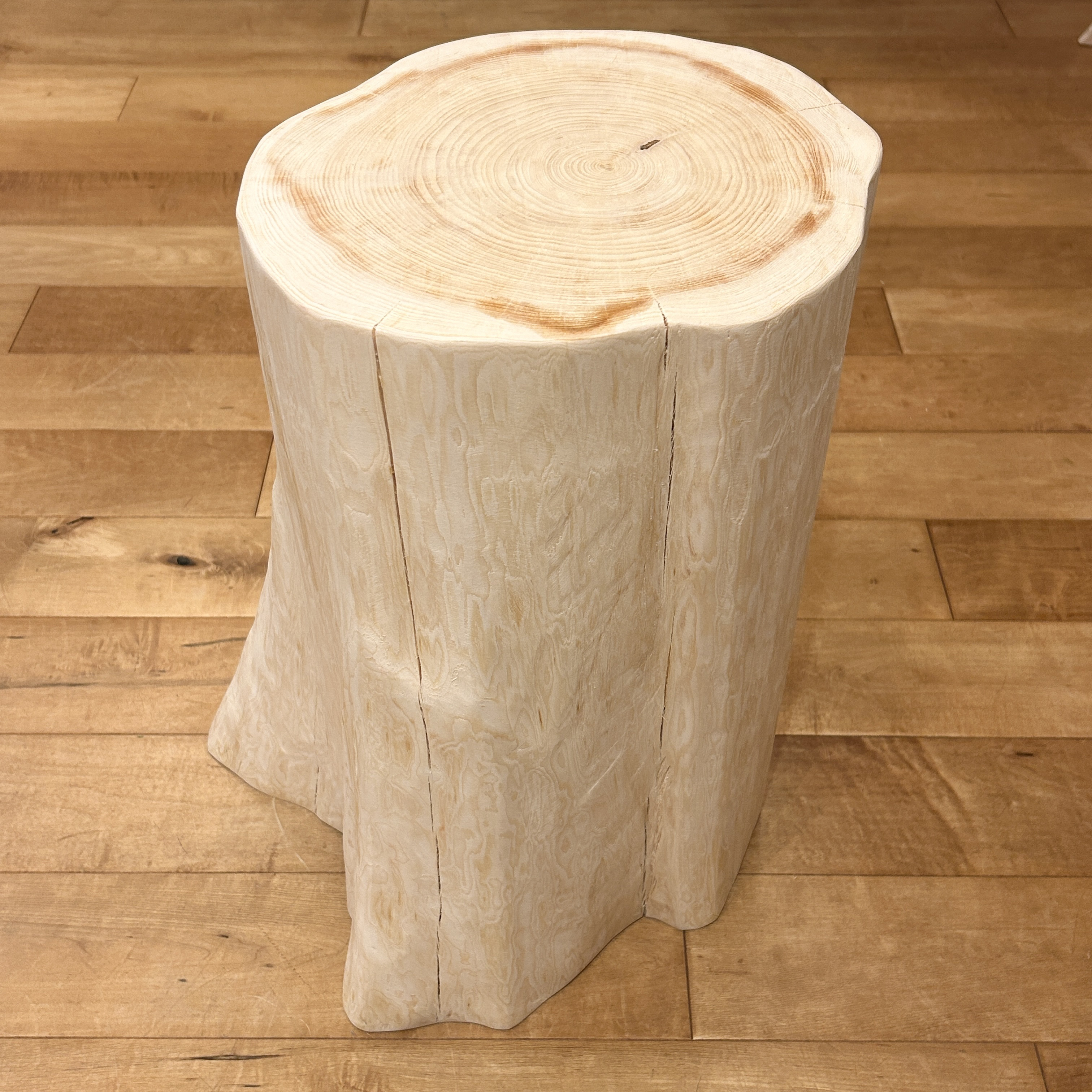 Hinoki  Wood  Stool  No.1214