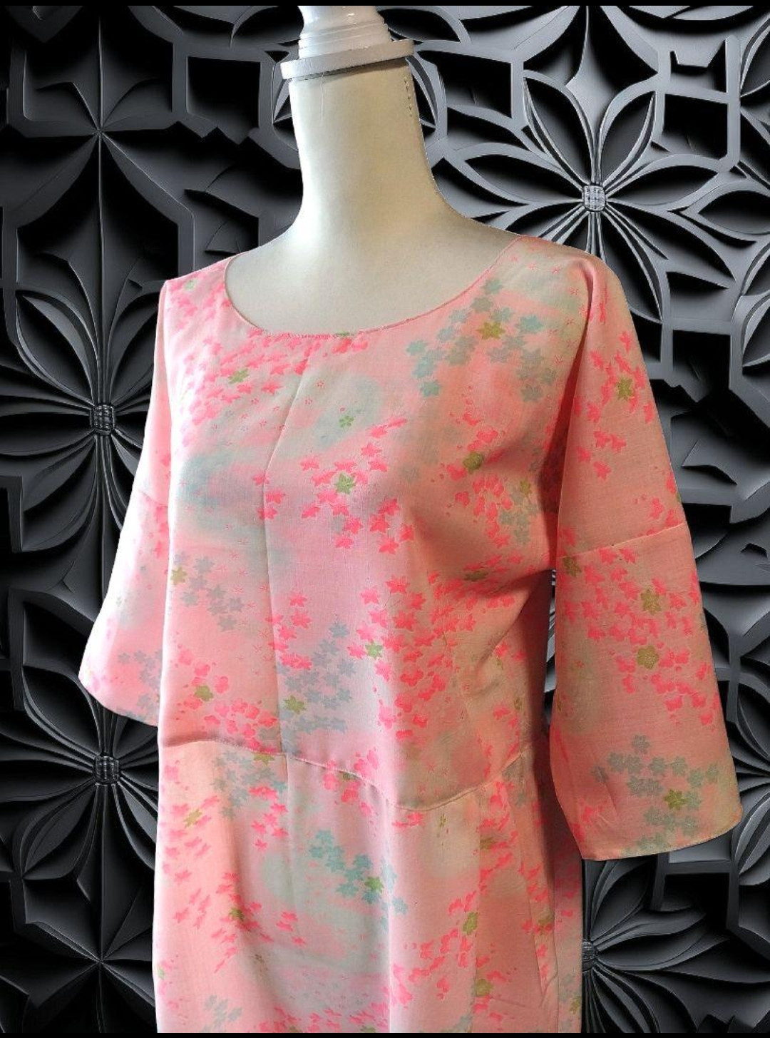 純毛モスリンリメイクインナーワンピース～楓～