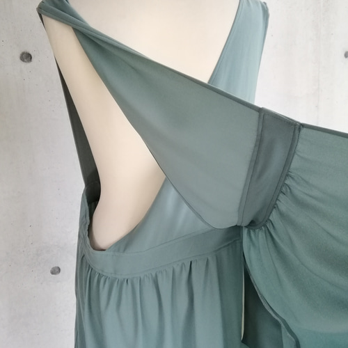 Mサイズ セール くすみミント 茶道お稽古用エプロン 116100-71-M Mサイズ セール くすみミント 茶道お稽古用エプロン 116100-71-M
