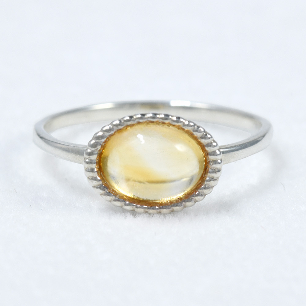 シトリン リング SV925 CJ010CIBS