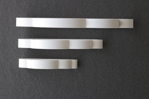 インテリアオブジェ　雲（アウトライン）　大中小３点セット 5枚目の画像