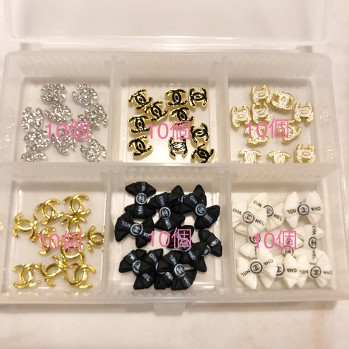 ネイルパーツ CCロゴ 60個セット 数量限定！ ネイルシール ネイル