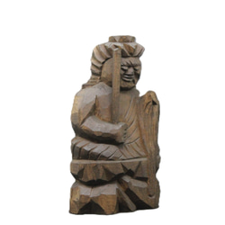 予約制作：両面宿儺（高さ：30cm ）仏像 円空仏 木彫 彫刻 円空工房