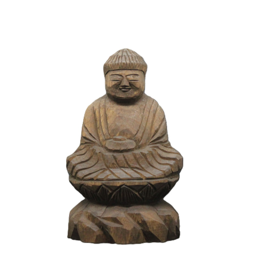 薬師三尊(13/15/14cm yn3zon6214) 仏像 円空仏 摸刻 木彫 彫刻