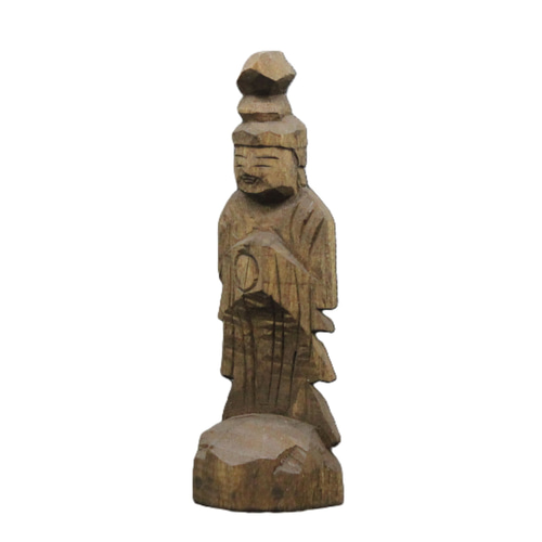 薬師三尊(13/15/14cm yn3zon6214) 仏像 円空仏 摸刻 木彫 彫刻