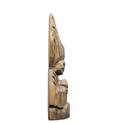 護法神(15cm gh7504) 仏像 円空仏 摸刻 木彫 彫刻 円空工房クリーマ店