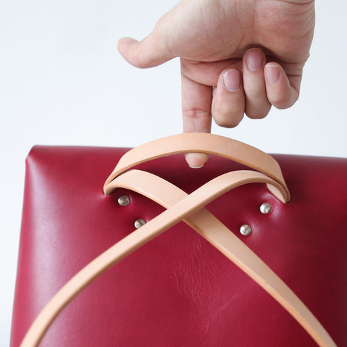 牛革手作りリュックサックレザーバックパック リュック・バックパック