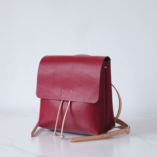 牛革手作りリュックサックレザーバックパック リュック・バックパック