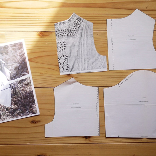 ドール服の型紙 人形服ドレス ドールハウス アンティークドール