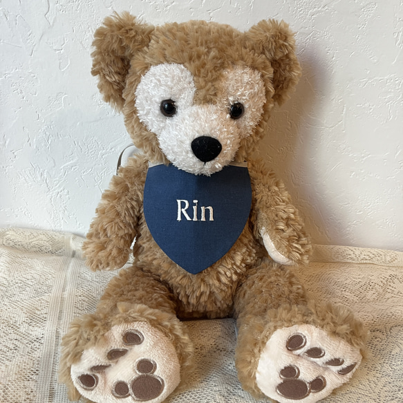 わんこビブ　名前刺繍　スタイ　犬　猫　ペットフォト　ぐりとぐら 9枚目の画像